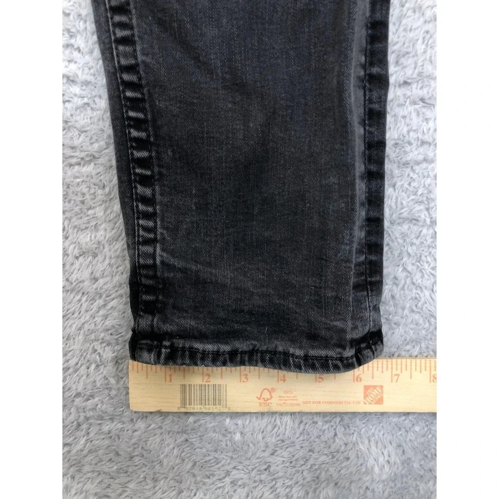 True Religion Jeans Men 36x32 (Tag 38) Black Geno Relaxed Slim Denim